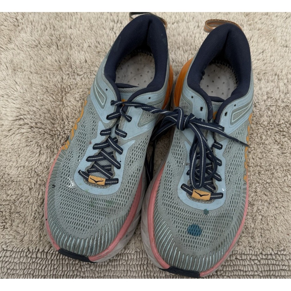 Hoka One One Bondi 7 Running Shoes‎ Women Size 9.5 D Lace up Cushioned Casual